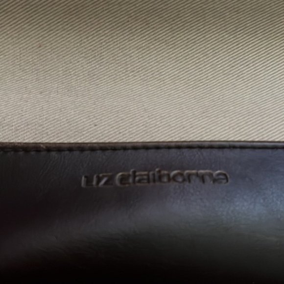 Liz Claiborne small canvas tan tote bag - Picture 8 of 8